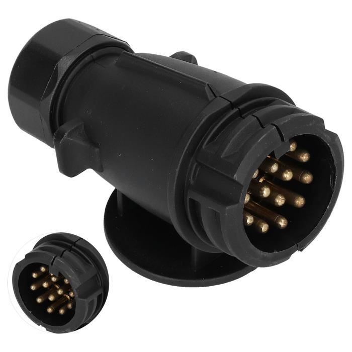 Fdit prise de remorque étanche 12 V Adaptateur 13 à 7 broches Type NS