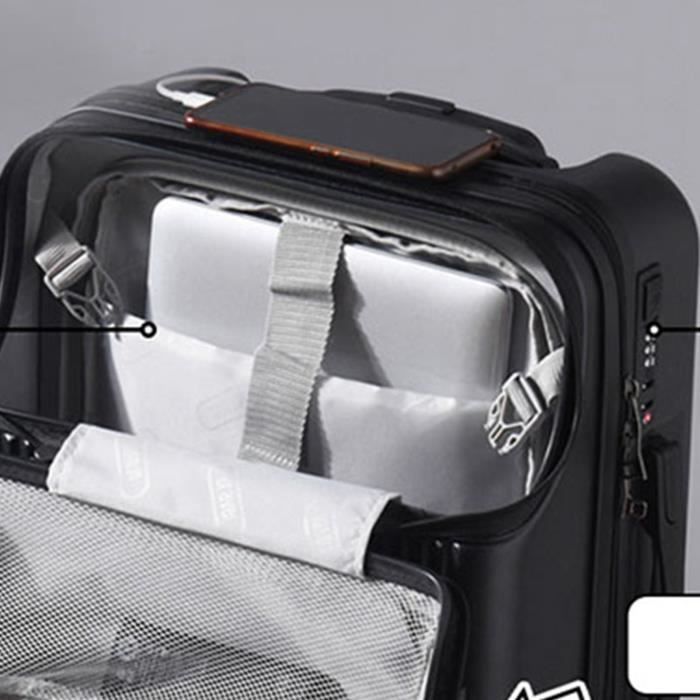 Auxiwa Bagage De Cabine De 20 Pouces, Valise Roulante à Coque Rigide Avec Verrou TSA, Bagage