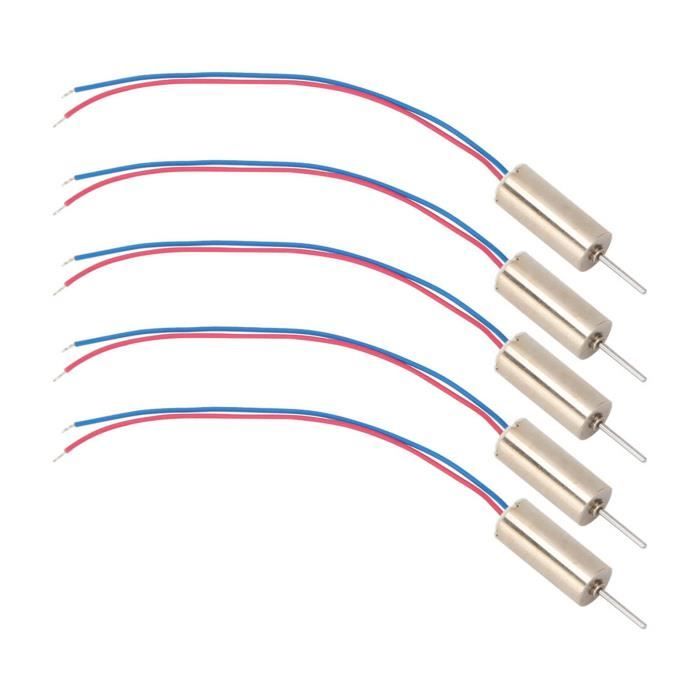 Lot De 5 Micro Moteurs DC 4.5V Sans Noyau, 32250 Tr/min - Pour Modèles Réduits, Jouets Vibrants