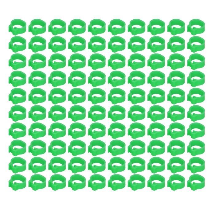 Comparer les prix de Anneaux de jambe pour pigeons DUOKON - Identification durable des pigeons - Bleu foncé Vert