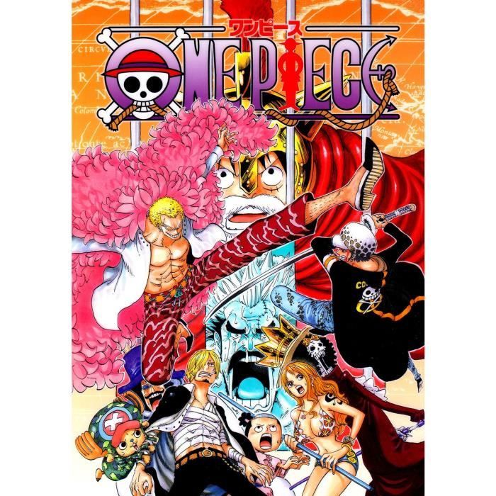 Poster Affiche One Piece Arc Dressrosa Dolflamingo Manga Luffy Pirates