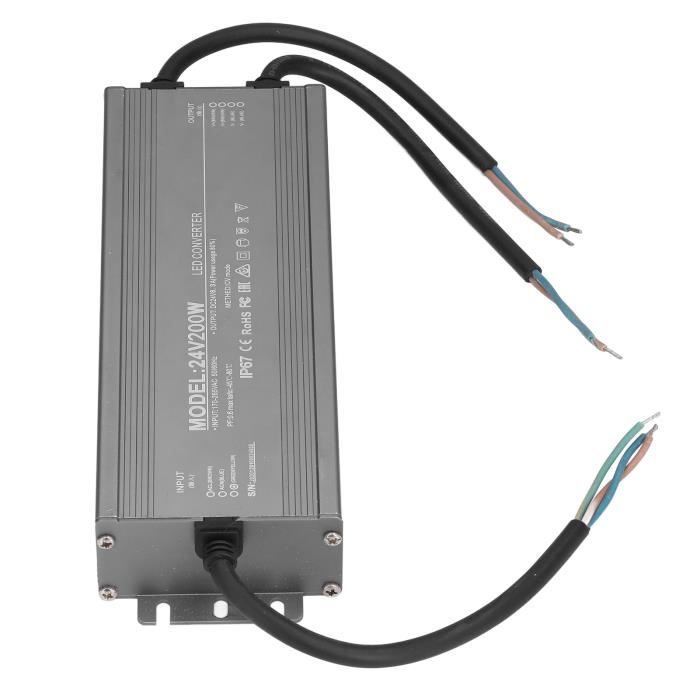 VBESTLIFE Transformateur LED Pilote d'Alimentation LED CTG 200W Transformateur IP68 Étanche VBESTLIFE Transformateur LED Pilote d'Alimentation LED CTG 200W Transformateur IP68 Étanche