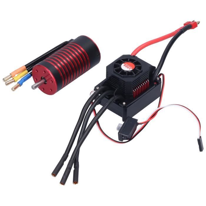 Moteur Brushless 3660 4200KV Étanche - Moteur RC Puissant Pour Voiture 1/10 1/8, Haute Performance Avec Refroidissement Aluminium