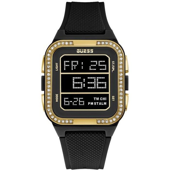 Montre guess top noire femme