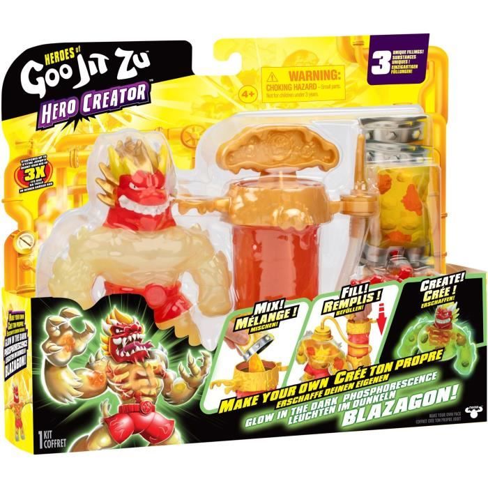 Figurine HEROES OF GOO JIT ZU Creator rayon x Blazagon 11 cm