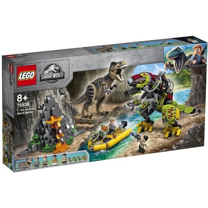 la bataille du t rex lego