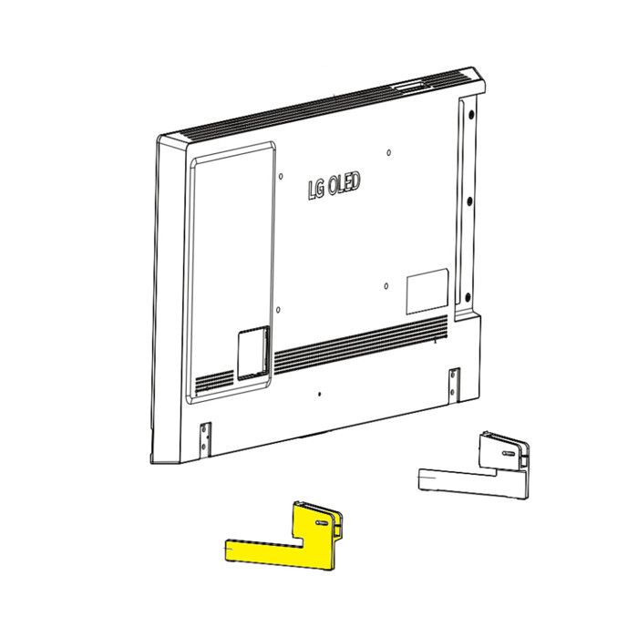 Pieds De Support Pour Téléviseur LG 43UN7100 – Compatibles LG – Occasion Fonctionnels