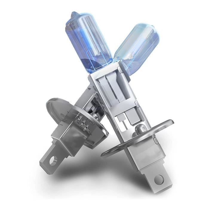 Pack 2 Ampoule H1 100W Lampe - Xenon Effect - Lumière Halogène 12 V Super Bright Fog Xenon HID Ampoule Blanc Pour Voiture et Moto