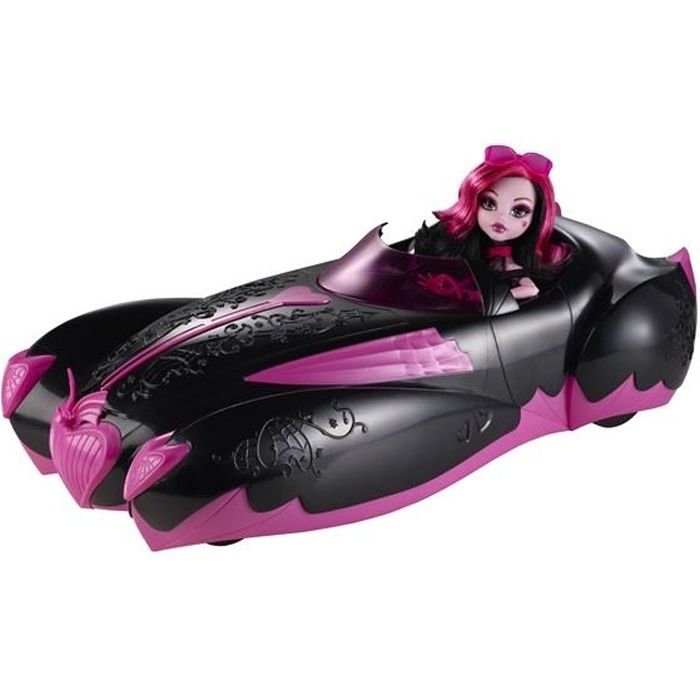 Monster High - La Voiture + La Poupée Draculaura - Cdiscount Jeux - Jouets