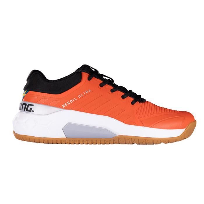 chaussures de handball indoor salming recoil ultra - spicy orange - 44