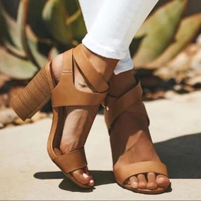 Sandale bride cheville talon Clearance