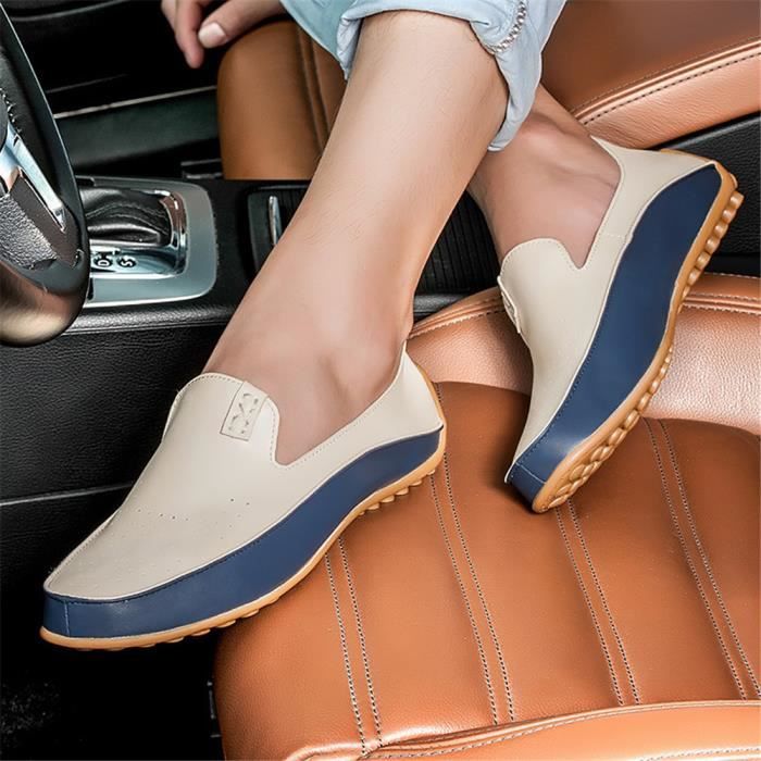 Nouveau styles derbies Femme Plus De Couleur Cuir Chaussure Confortable  LéGer LZP Classique Meilleure Qualité 36-42 Jaune - Cdiscount Chaussures