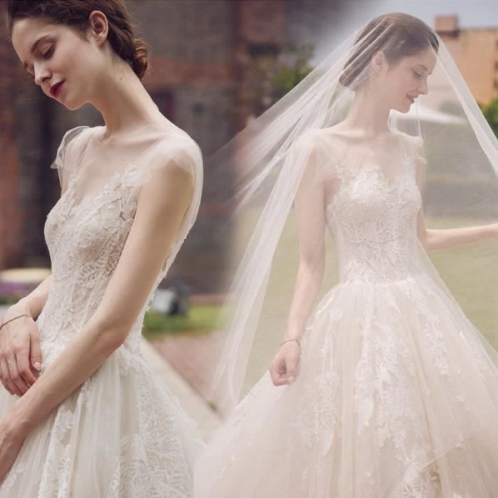 Robe de mariée légère 2021 nouvelle mariée femme petite française