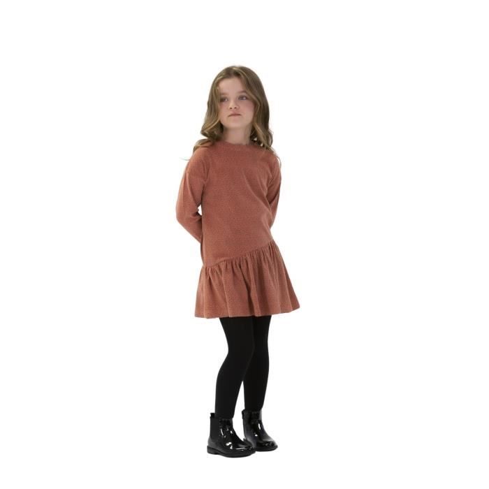 robe fille charanga vanimal - imprimée - 2/3 ans - enfant - marron