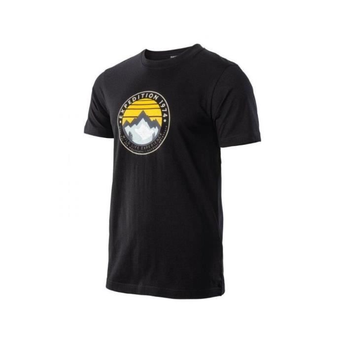 T-shirt homme HI-TEC Zergo Noir - Marque HI-TEC T-shirt homme HI-TEC Zergo Noir - Marque HI-TEC