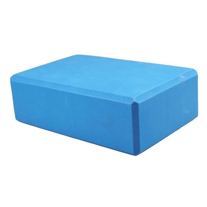 Brique De Yoga TREXO Bleue – 140 X 220 X 70 Mm, En Mousse EVA Durable, Pour Yoga, Pilates, Rééducation