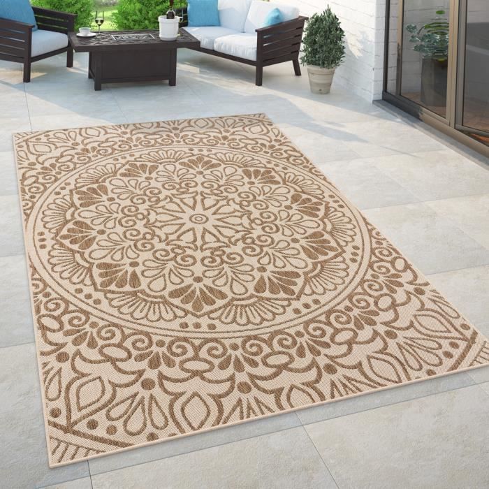 Paco Home Tapis Exterieur Terrasse Salon Cuisine Vintage