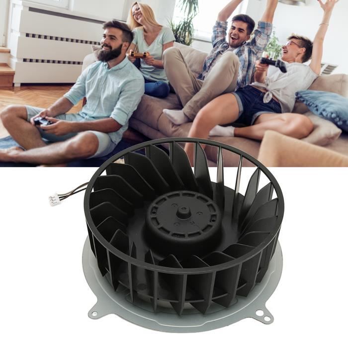 Ventilateur Moteur Électrique 130mm X 28.2mm - 5 Lames, Plastique Blanc - Pour Refroidissement Pompe, Régulateur