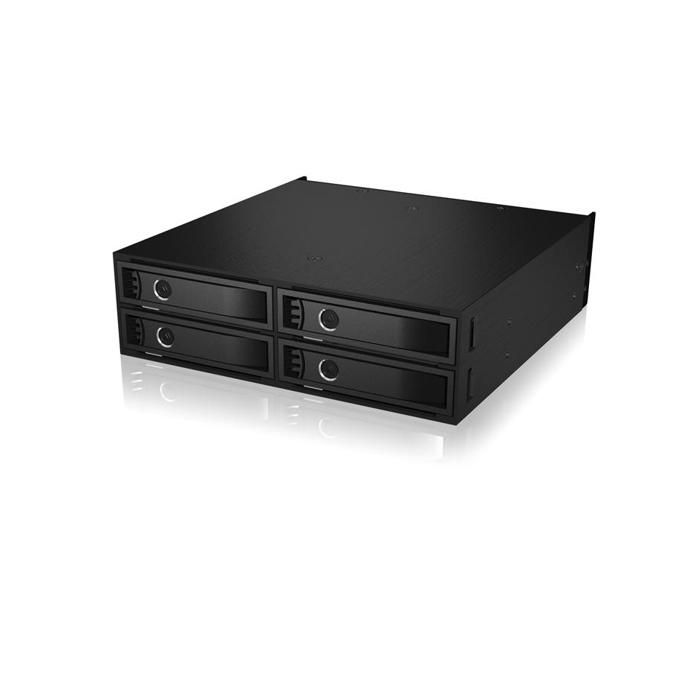 Boîtier externe - RAIDSONIC - IB-2242U2K - 4x 25 pouces U.2 SSD - SATA/SAS - Multicolore