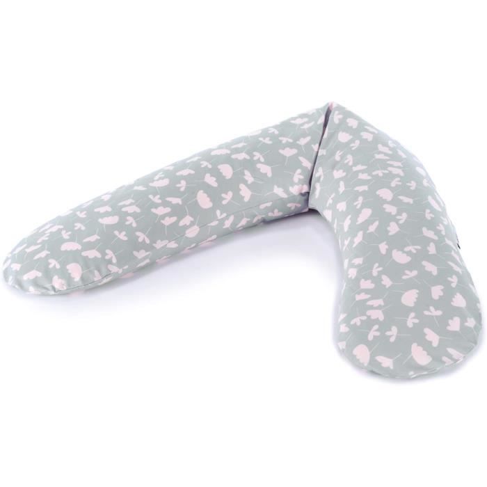 Coussin D'allaitement ULLENBOOM ® Gris étoilé (190 X 38 Cm