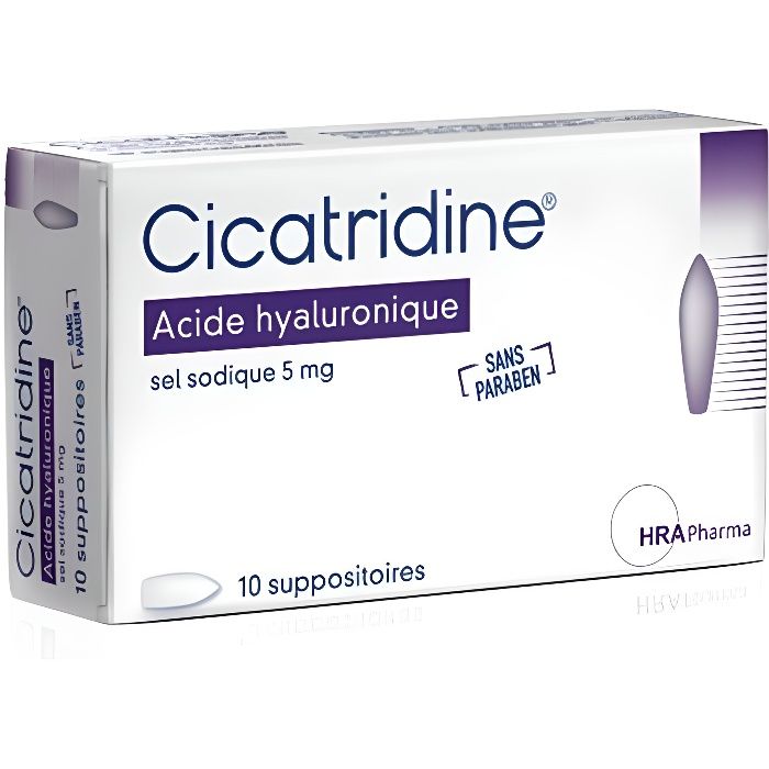 Pharmaservices - cicatridine sous forme de suppositoires cicatrisants