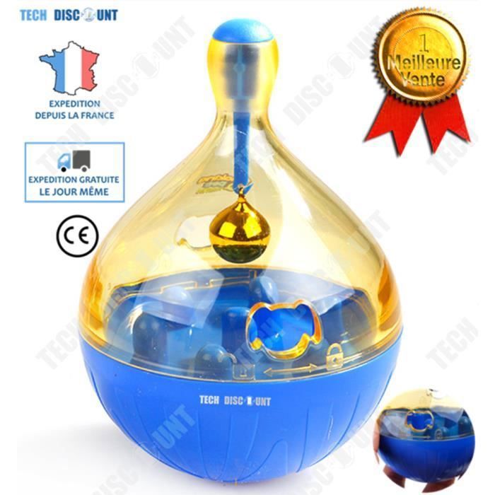 Meilleurs prix pour Td® Balle De Nourriture Pour Chat Chien Animaux Bol Jouet Distributeur De Croquettes De Compagnie Domestique Exterieur Interieur