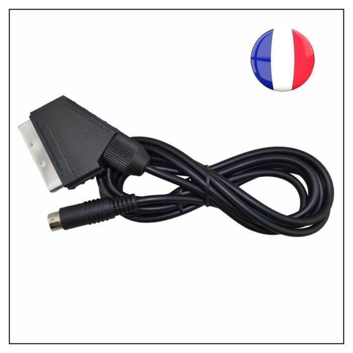 Câble vidéo RGB pour Sega Saturn SAT video péritel scart NEUF