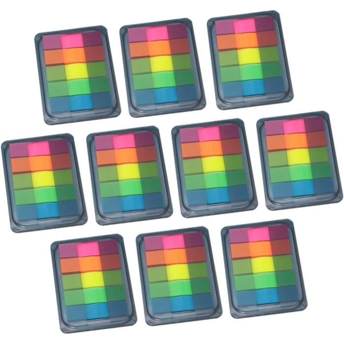 Séparateur De Notes Autocollantes Bloc-notes Doublé Auto-adhésif à