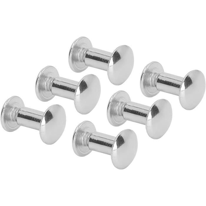 Rivets À Vis En Cuir, Vis Chicago Couleur De Revêtement Uniforme ...
