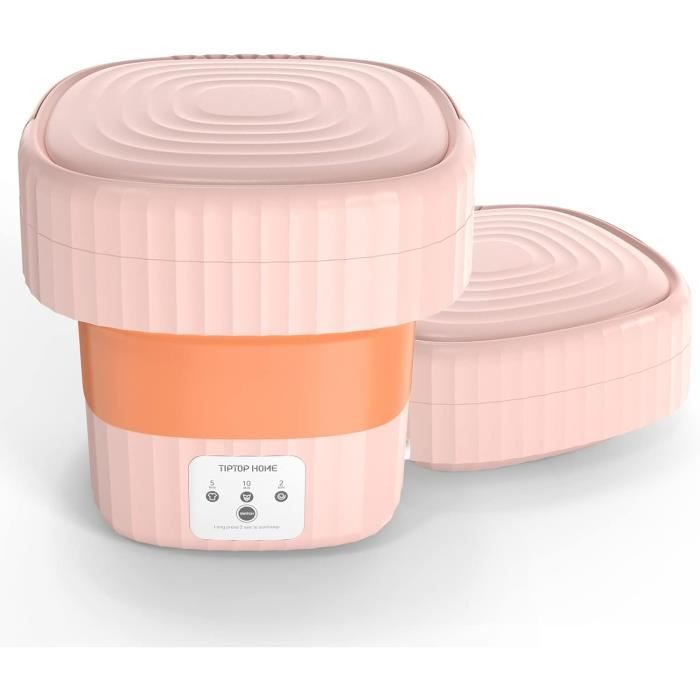 Mini Machine à Laver Portable - Pour Sous-vêtements, Chaussettes, Rechargeable, 16x23 Cm