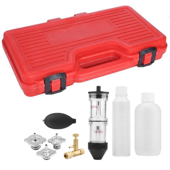 Testeur De Fuite CO2 Moteur - Détecteur Joint De Culasse Pour Voiture Essence/Diesel - Kit Diagnostic Temps Réel (2 Tests)