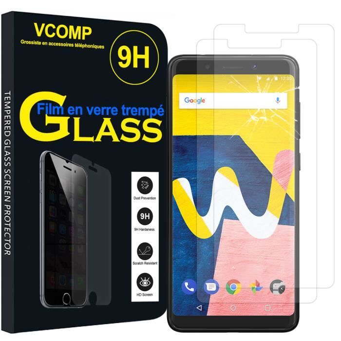 Lot De Verres Trempés 9H Pour Wiko View 2 Pro - Protection écran Transparente