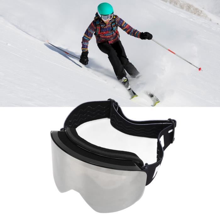 Lunettes De Ski Enfants 3-12 Ans - Double Lentille Anti-buée, Protection UV400 - Compatible Casque OTG - Cadre TPU Léger - 5