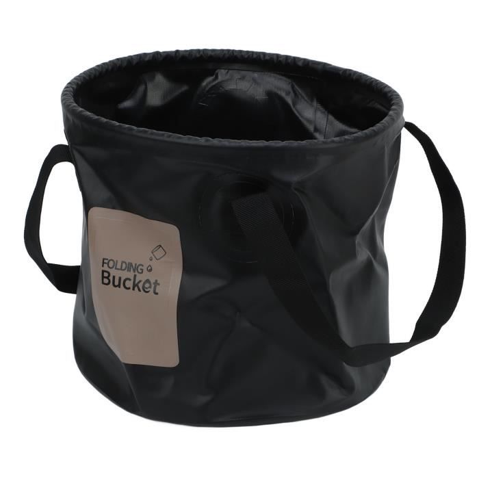 CHG Seau pliable,10L Seau à eau pliant multifonctionnel, pour voyage en ...