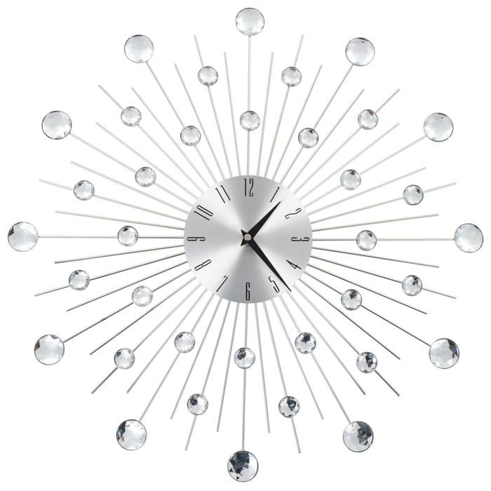 vidaXL Horloge Murale Mouvement Quartz Design Moderne Montre Pendule de Salon 50642 vidaXL Horloge Murale Mouvement Quartz Design Moderne Montre Pendule de Salon 50642