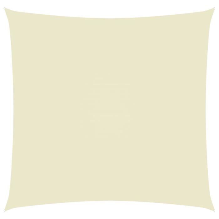 Voile de parasol carré 3x3 Crème