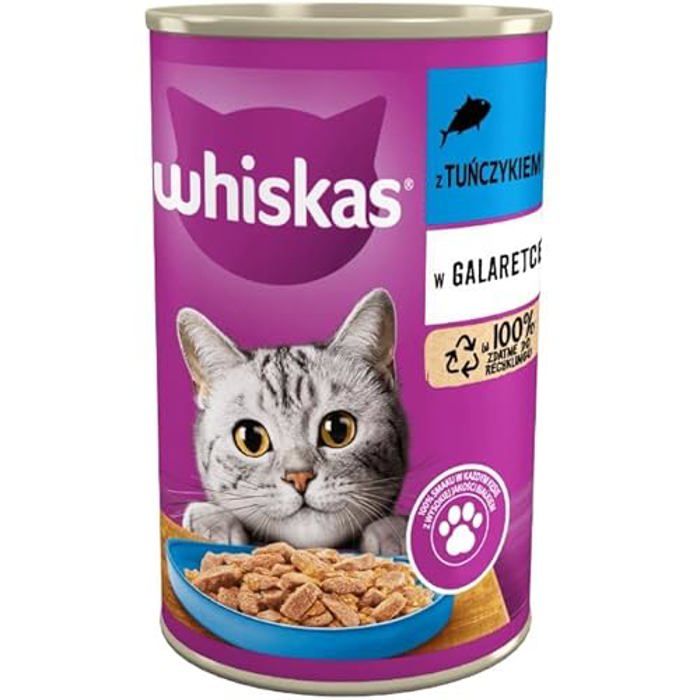 Meilleurs prix pour Pâtée pour chat adulte WHISKAS Tunczyk - 400g