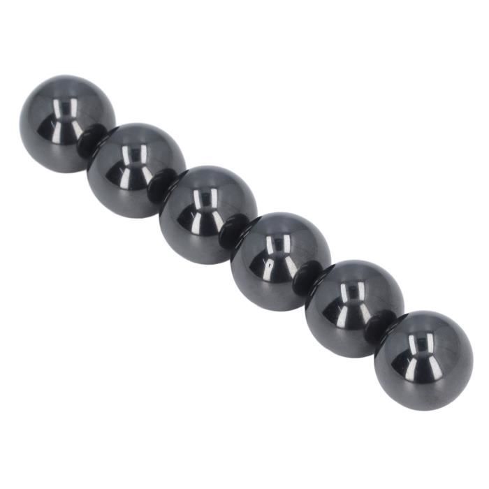 YOSOO boule magnétique en ferrite 25 pièces boule magnétique 18mm aimants  en Ferrite noire réduire l'anxiété beaux aimant
