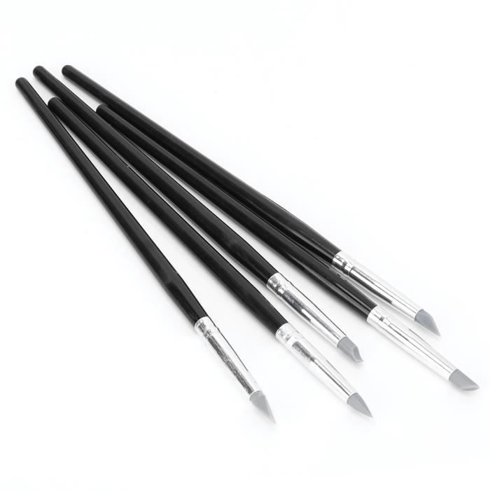 Set 8 Outils Sculpture Argile - Double Pointe Silicone - Pour Modelage, Poterie & Bricolage