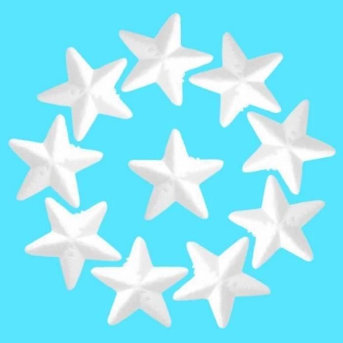 TOYANDONA 5PCS Artisanat Mousse Coeurs Forme de Coeur Boule en Mousse de Polystyrène pour Arts et Loisirs Créatifs DIY Ornements Mariage Décorations 8.5cm (Blanc