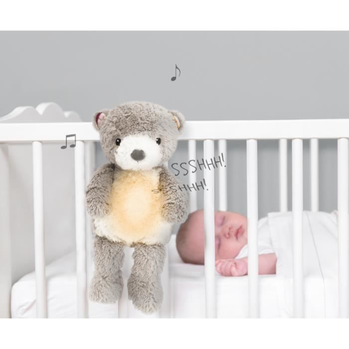 Peluche Ourson Veilleuse Musicale Doux