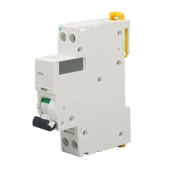 Disjoncteur Différentiel Type A 30 MA - 1P+N - 220V - 6A à 40A - Protection Fuite à La Terre - 8