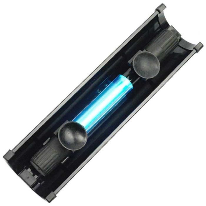 Stérilisateur d'eau à lumière ultraviolette pour Aquarium 5W - ZVD - Filtre - Noir - Plastique