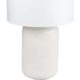 Lampe a poser blanche ceramique abat jour coton blanc deco salon chambre-1