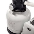 Filtre à Sable INTEX 2800 GPH - Blanc - Pompe à sable - 8 m³/h - 0,6CV-1