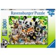 Puzzle - Ravensburger - Le selfie des animaux sauvages - 300 pièces XXL - Multicolore - A partir de 9 ans-1