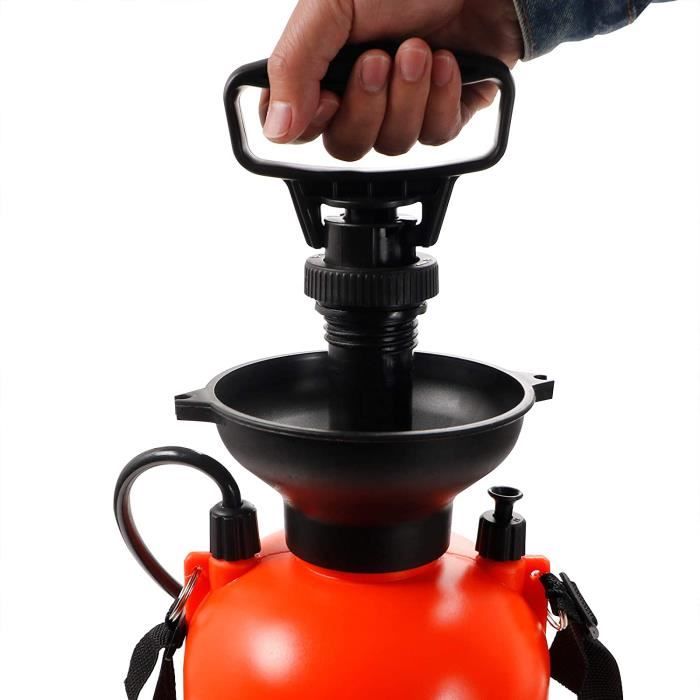Pulvérisateur à pression manuel de 5 litres avec rampe extensible