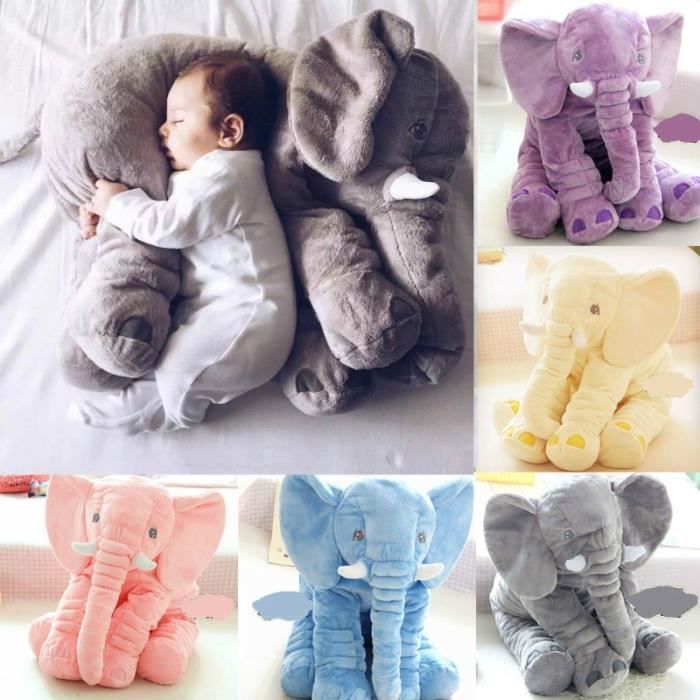 Peluche Dinosaure Aiuidun 60 Cm - Doudou Câlin Et Coussin Lombaire | Cadeau Enfant Rose