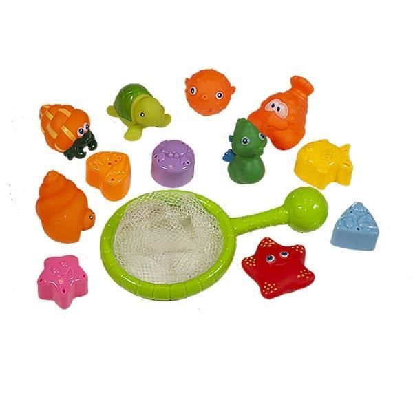 Jouet Coloré Bain Jouet De Pêche Bain Surplex - 2 Cannes, 6 Poissons | Éducatif, Sans BPA | Pour Baignoire Ou Piscine Cadeau Enfant 2 Ans