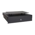 Arregui Box-in 22000-S1 Coffre-fort tiroir invisible, à cacher dans une plinthe, 9,8 x 41 x 45 cm, 12 L Noir-2